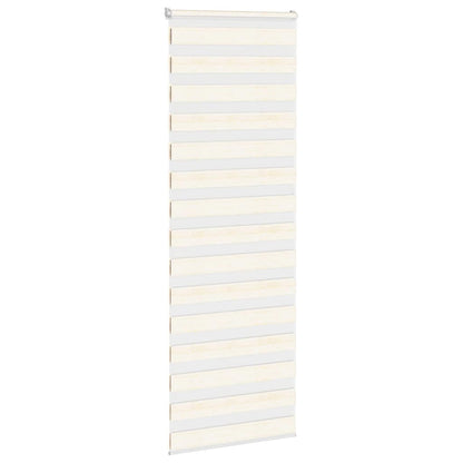 Doppelrollo Marmorbeige 75x200 cm Stoffbreite 70,9 cm Polyester