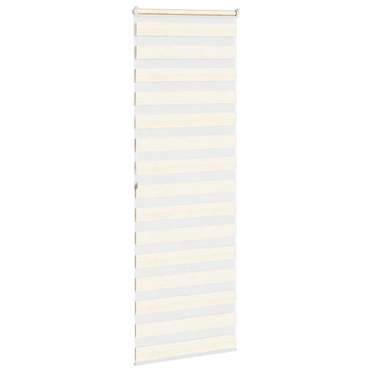 Doppelrollo Marmorbeige 75x200 cm Stoffbreite 70,9 cm Polyester