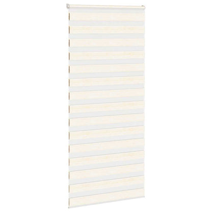 Doppelrollo Marmorbeige 95x200 cm Stoffbreite 90,9 cm Polyester
