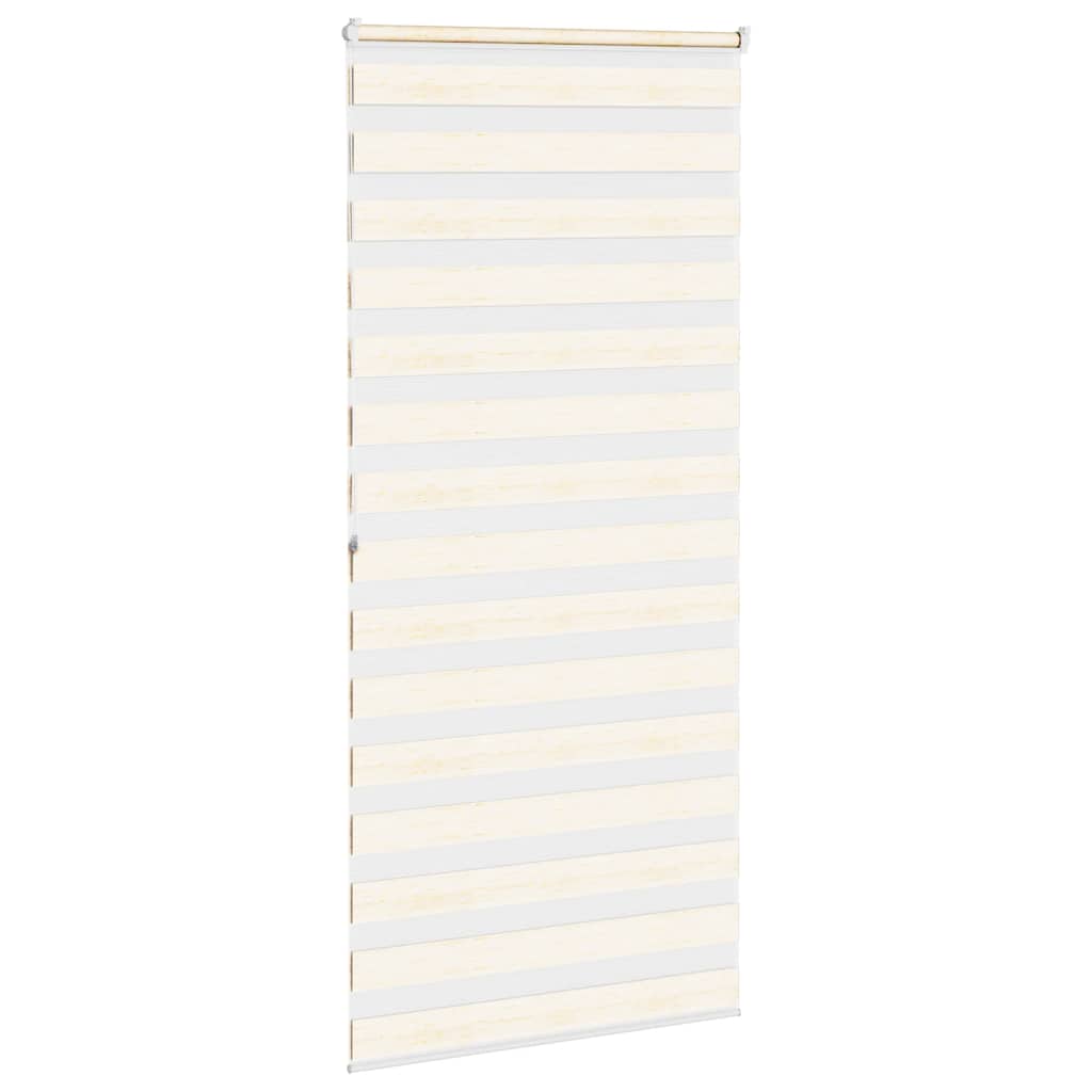 Doppelrollo Marmorbeige 95x200 cm Stoffbreite 90,9 cm Polyester