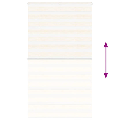 Doppelrollo Marmorbeige 130x200cm Stoffbreite 125,9 cm Polyester