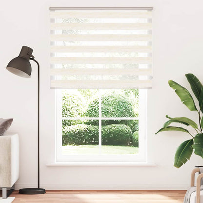 Doppelrollo Marmorbeige 140x200cm Stoffbreite 135,9 cm Polyester