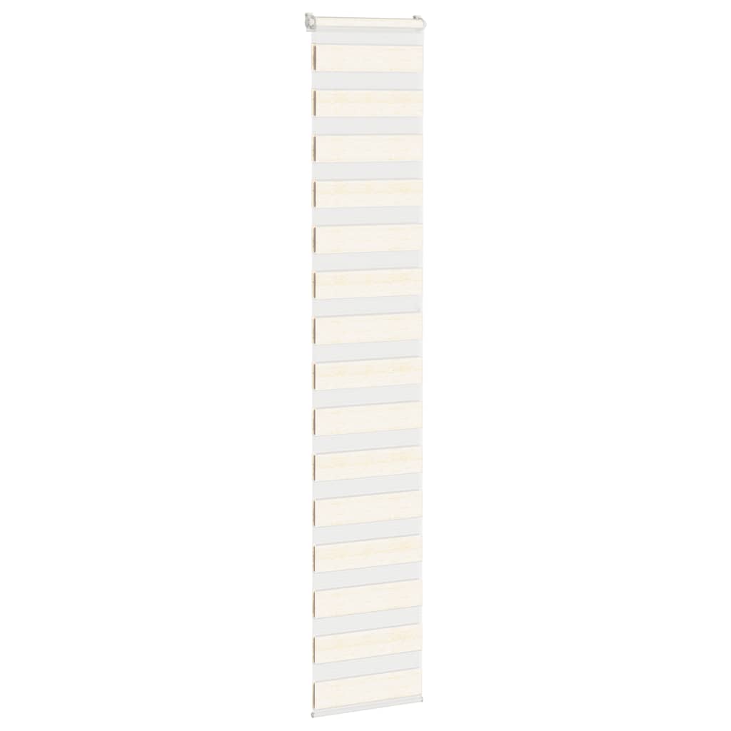 Doppelrollo Marmorbeige 40x230 cm Stoffbreite 35,9 cm Polyester