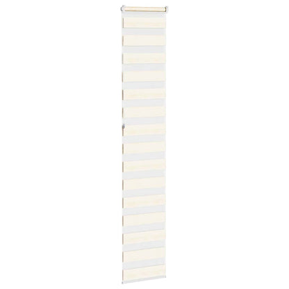 Doppelrollo Marmorbeige 40x230 cm Stoffbreite 35,9 cm Polyester