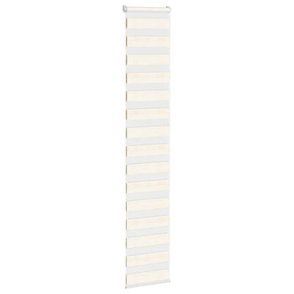 Doppelrollo Marmorbeige 45x230 cm Stoffbreite 40,9 cm Polyester