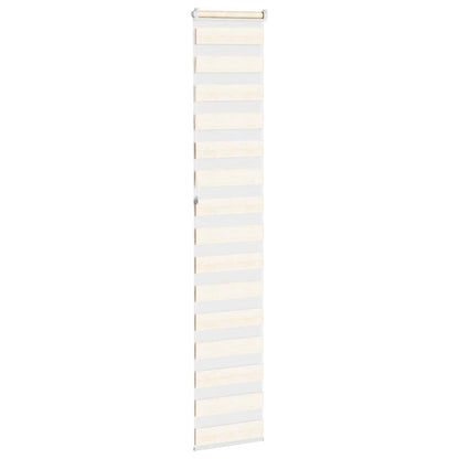 Doppelrollo Marmorbeige 45x230 cm Stoffbreite 40,9 cm Polyester