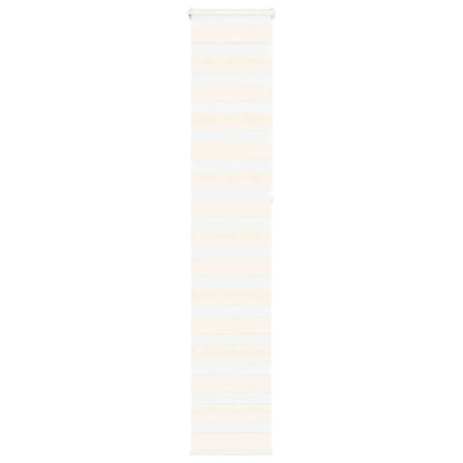 Doppelrollo Marmorbeige 50x230 cm Stoffbreite 45,9 cm Polyester