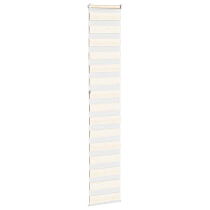 Doppelrollo Marmorbeige 50x230 cm Stoffbreite 45,9 cm Polyester