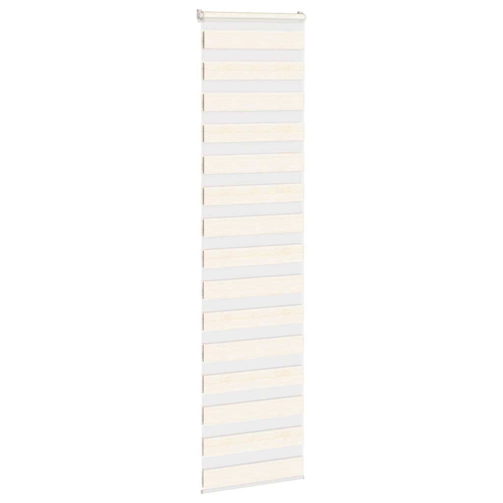 Doppelrollo Marmorbeige 55x230 cm Stoffbreite 50,9 cm Polyester