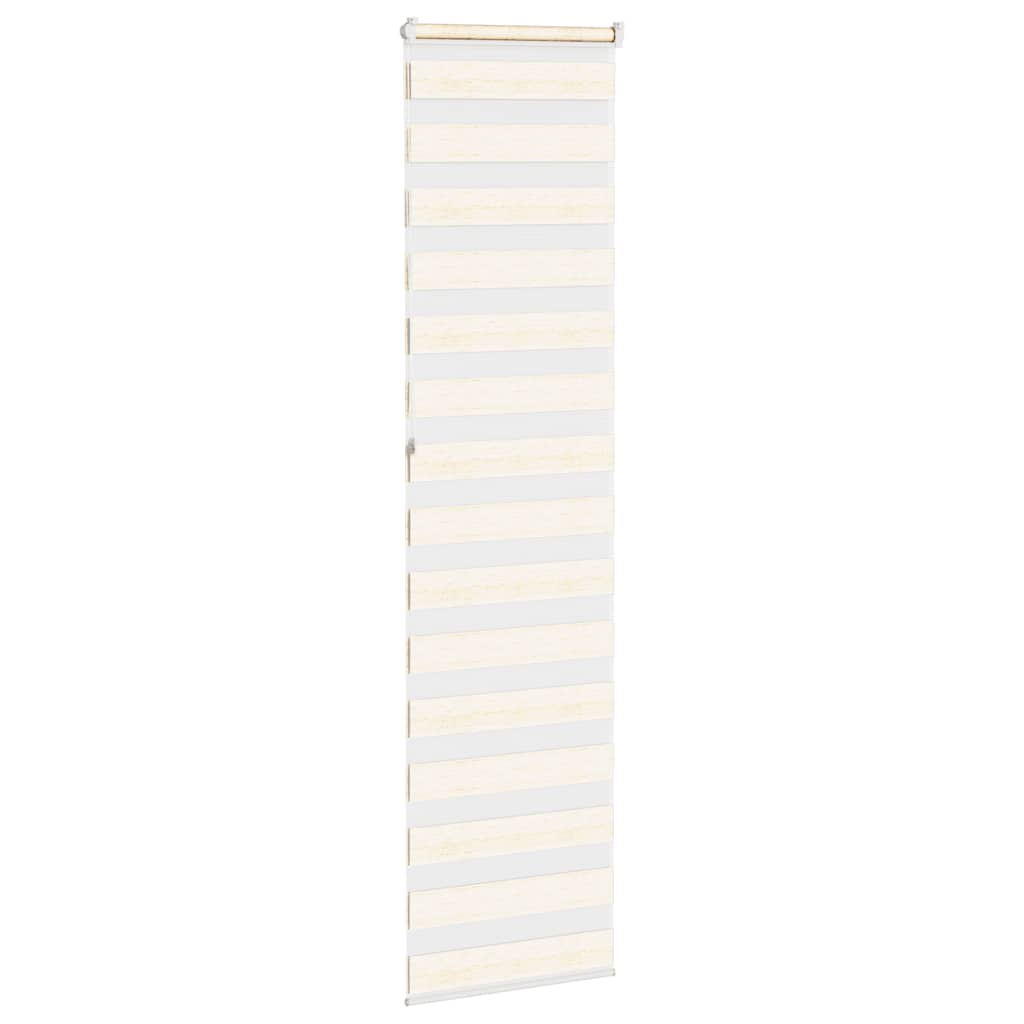 Doppelrollo Marmorbeige 55x230 cm Stoffbreite 50,9 cm Polyester