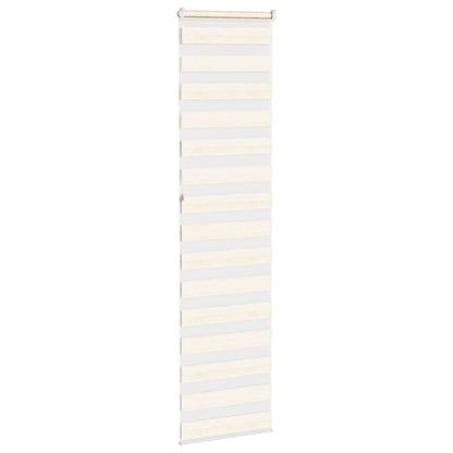 Doppelrollo Marmorbeige 55x230 cm Stoffbreite 50,9 cm Polyester