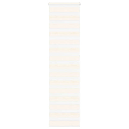 Doppelrollo Marmorbeige 60x230 cm Stoffbreite 55,9 cm Polyester