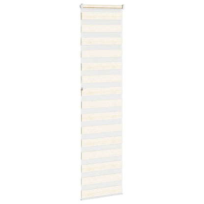 Doppelrollo Marmorbeige 60x230 cm Stoffbreite 55,9 cm Polyester