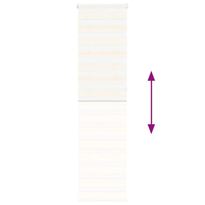 Doppelrollo Marmorbeige 60x230 cm Stoffbreite 55,9 cm Polyester