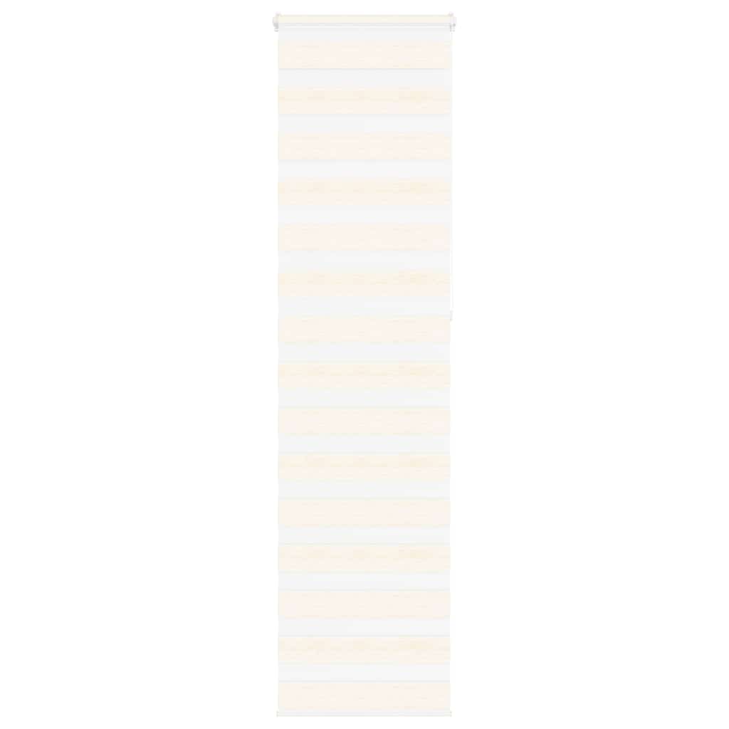 Doppelrollo Marmorbeige 65x230 cm Stoffbreite 60,9 cm Polyester