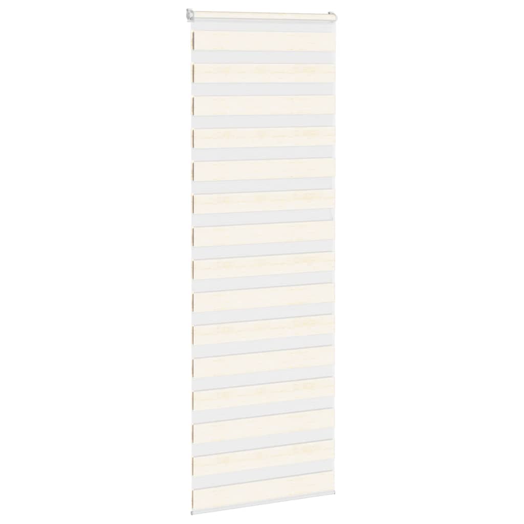 Doppelrollo Marmorbeige 70x230 cm Stoffbreite 65,9 cm Polyester