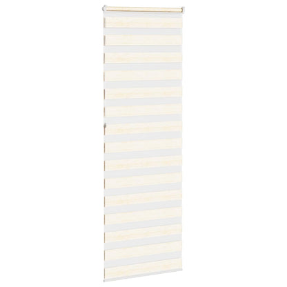 Doppelrollo Marmorbeige 70x230 cm Stoffbreite 65,9 cm Polyester