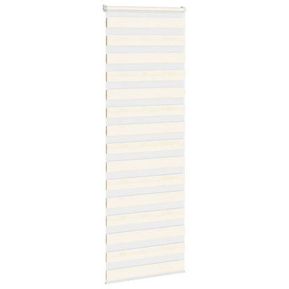Doppelrollo Marmorbeige 80x230 cm Stoffbreite 75,9 cm Polyester