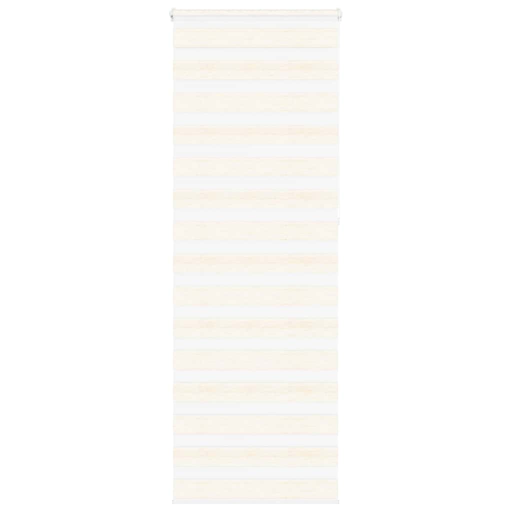Doppelrollo Marmorbeige 90x230 cm Stoffbreite 85,9 cm Polyester