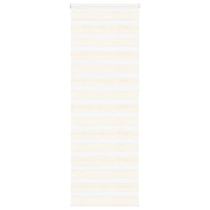 Doppelrollo Marmorbeige 90x230 cm Stoffbreite 85,9 cm Polyester