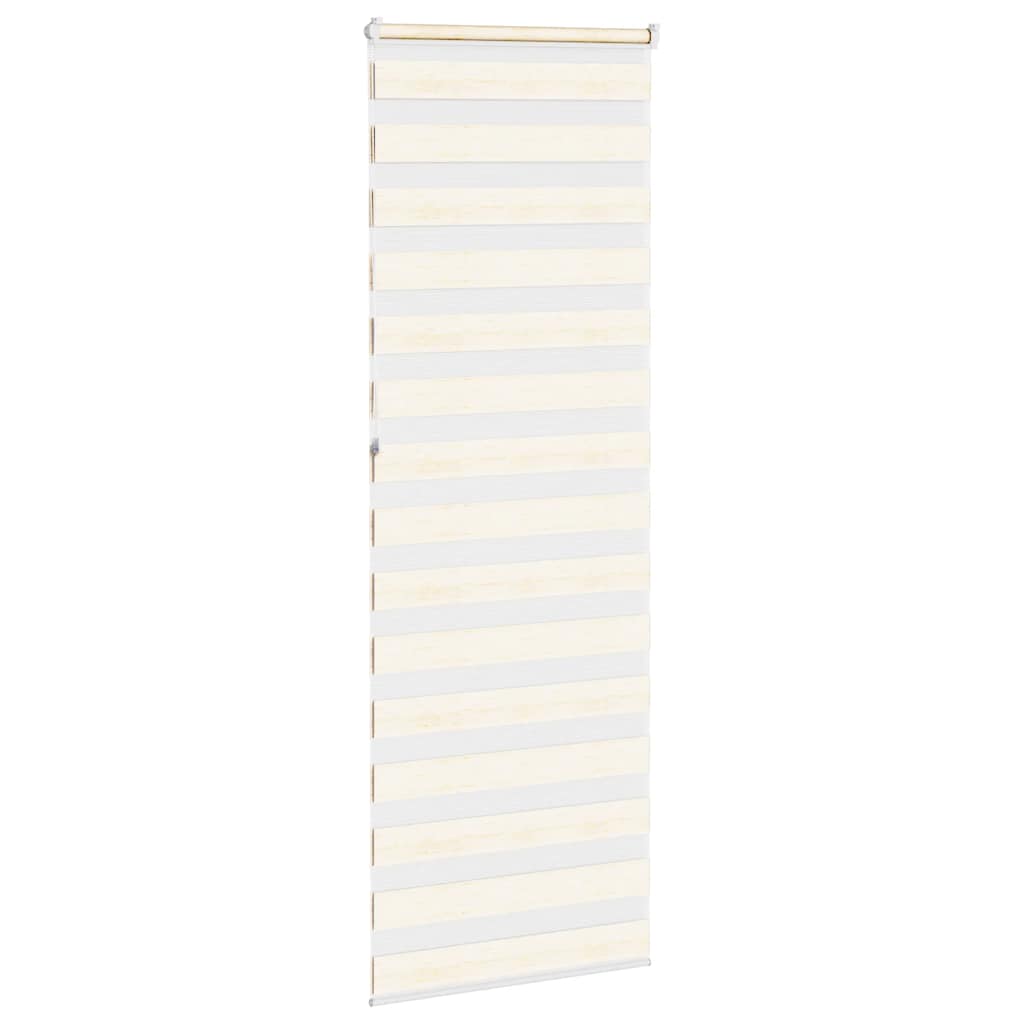 Doppelrollo Marmorbeige 90x230 cm Stoffbreite 85,9 cm Polyester
