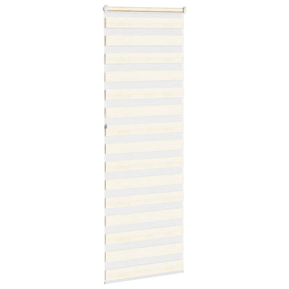 Doppelrollo Marmorbeige 90x230 cm Stoffbreite 85,9 cm Polyester