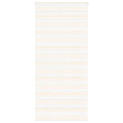 Doppelrollo Marmorbeige 95x230 cm Stoffbreite 90,9 cm Polyester