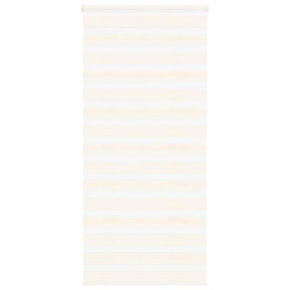 Doppelrollo Marmorbeige 100x230 cm Stoffbreite 95,9 cm Polyester
