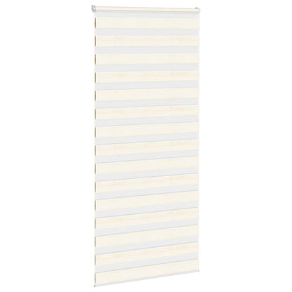 Doppelrollo Marmorbeige 100x230 cm Stoffbreite 95,9 cm Polyester