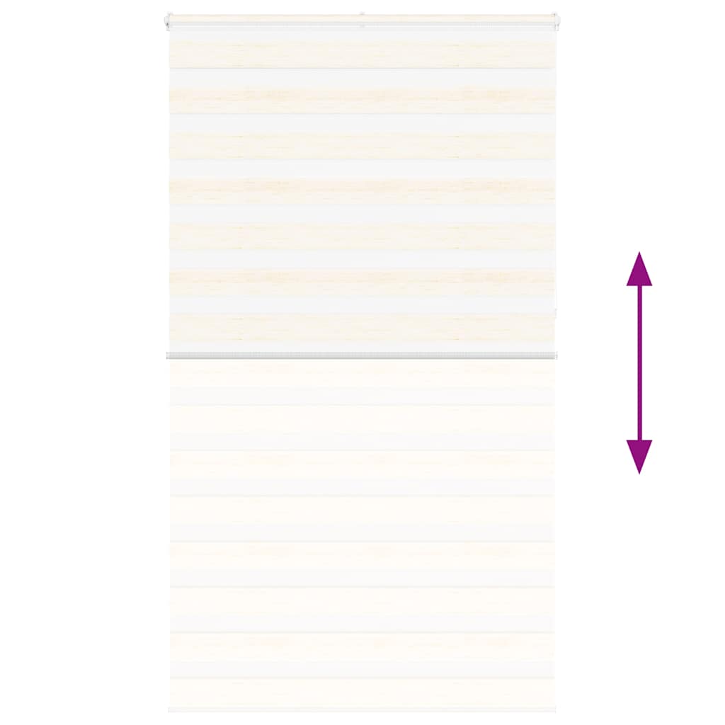 Doppelrollo Marmorbeige 125x230cm Stoffbreite 120,9 cm Polyester