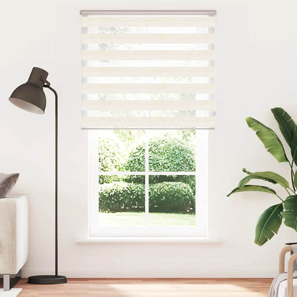 Doppelrollo Marmorbeige 135x230cm Stoffbreite 130,9 cm Polyester