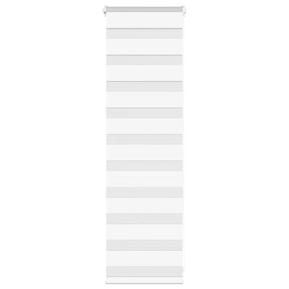 Doppelrollo Weiß 45x100 cm Stoffbreite 40,9 cm Polyester
