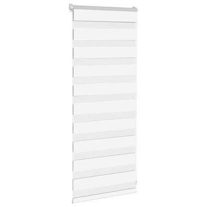 Doppelrollo Weiß 60x100 cm Stoffbreite 55,9 cm Polyester