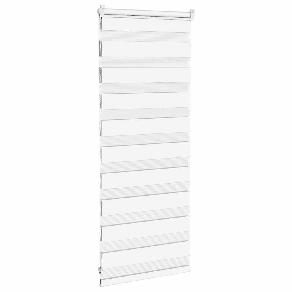Doppelrollo Weiß 60x100 cm Stoffbreite 55,9 cm Polyester