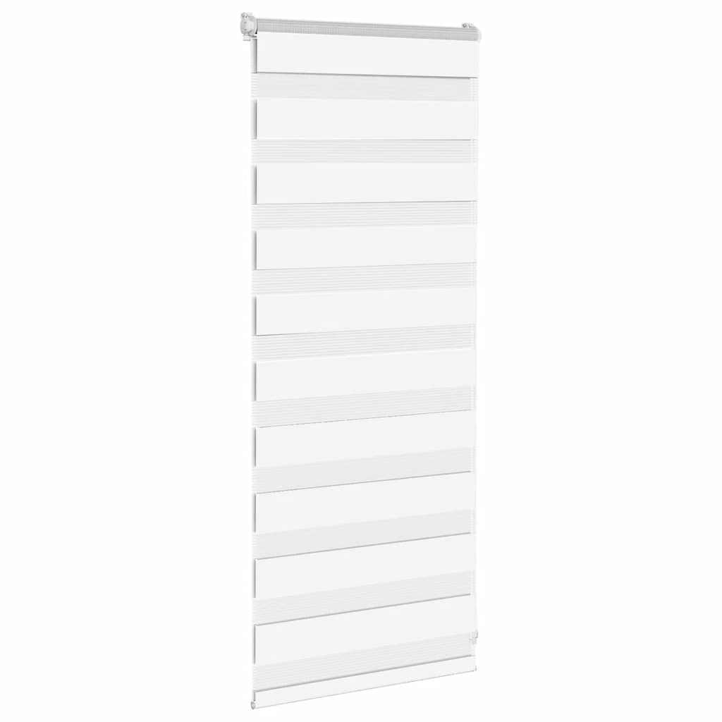 Doppelrollo Weiß 65x100 cm Stoffbreite 60,9 cm Polyester
