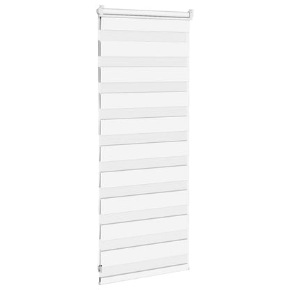 Doppelrollo Weiß 65x100 cm Stoffbreite 60,9 cm Polyester