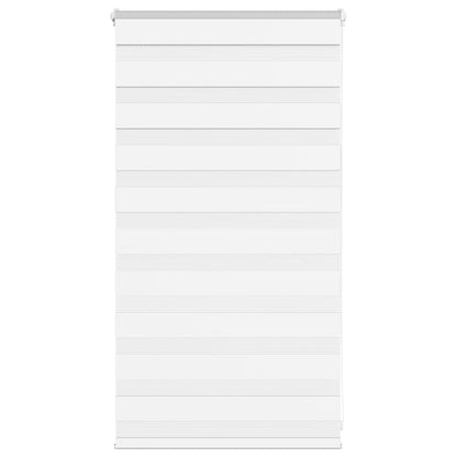Doppelrollo Weiß 75x100 cm Stoffbreite 70,9 cm Polyester