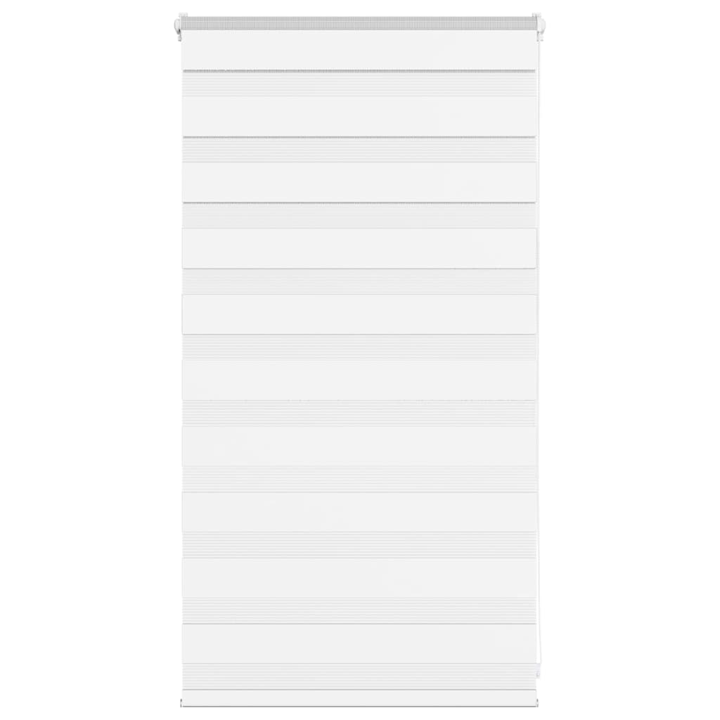 Doppelrollo Weiß 80x100 cm Stoffbreite 75,9 cm Polyester