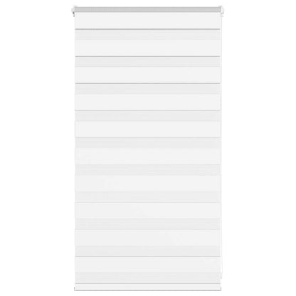 Doppelrollo Weiß 85x100 cm Stoffbreite 80,9 cm Polyester
