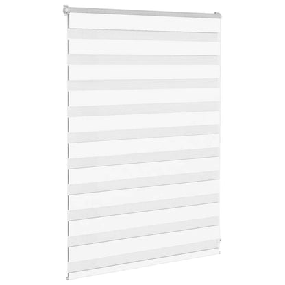 Doppelrollo Weiß 115x100 cm Stoffbreite 110,9 cm Polyester