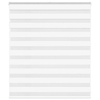 Doppelrollo Weiß 120x100 cm Stoffbreite 115,9 cm Polyester