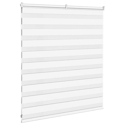 Doppelrollo Weiß 120x100 cm Stoffbreite 115,9 cm Polyester