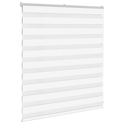 Doppelrollo Weiß 125x100 cm Stoffbreite 120,9 cm Polyester