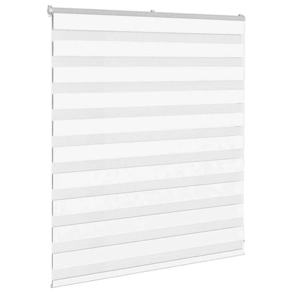 Doppelrollo Weiß 130x100 cm Stoffbreite 125,9 cm Polyester