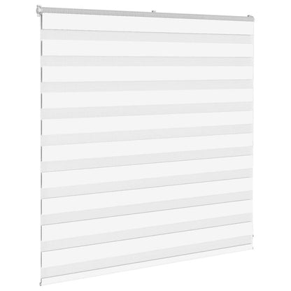 Doppelrollo Weiß 140x100 cm Stoffbreite 135,9 cm Polyester