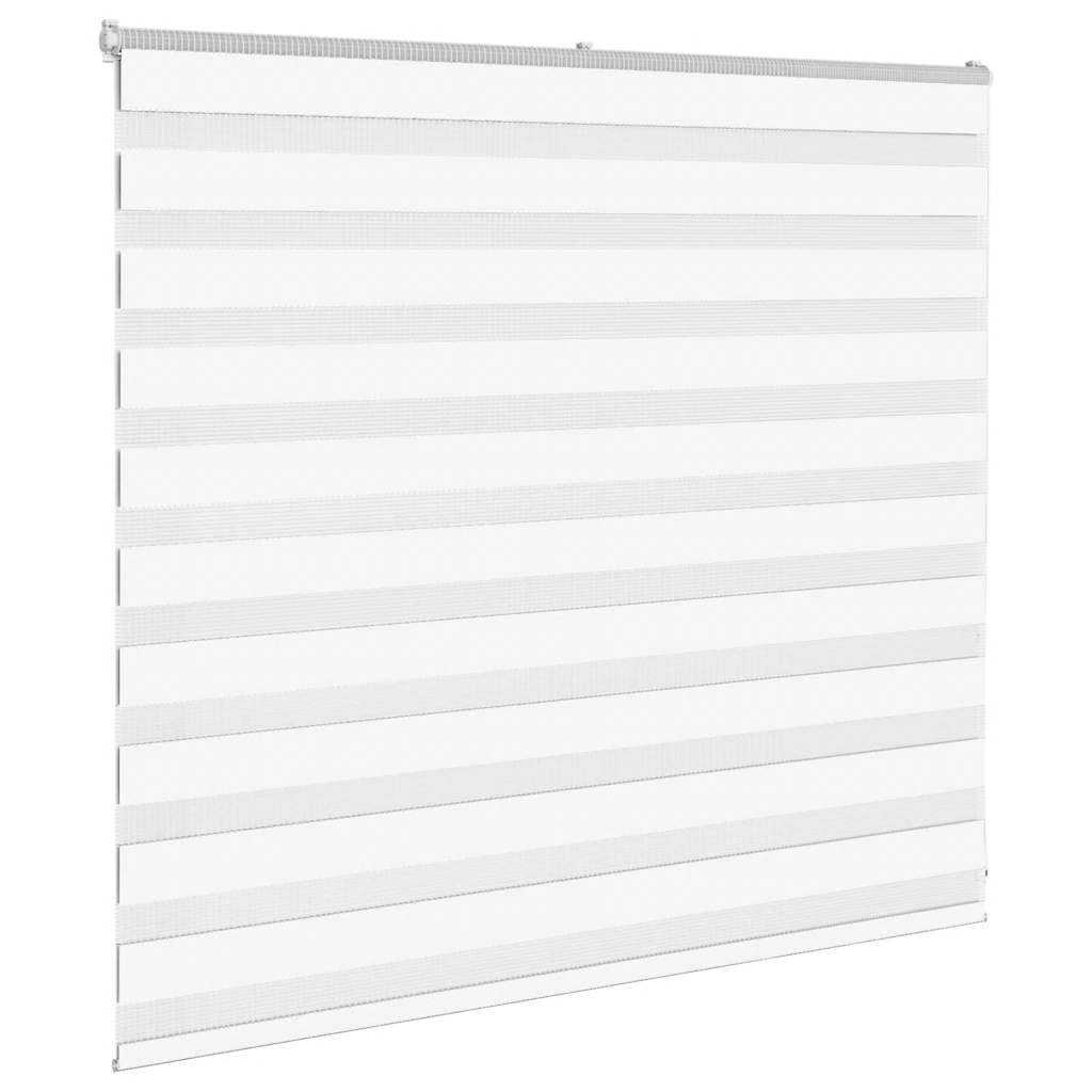 Doppelrollo Weiß 155x100 cm Stoffbreite 150,9 cm Polyester