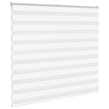 Doppelrollo Weiß 165x100 cm Stoffbreite 160,9 cm Polyester