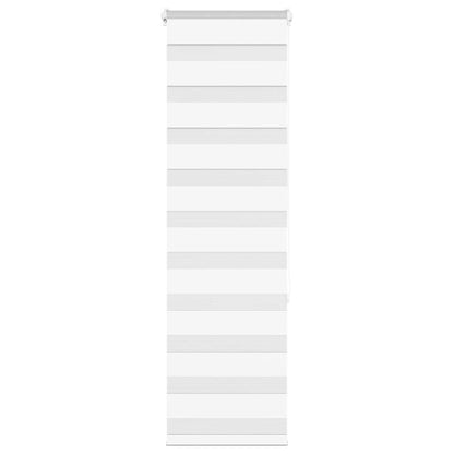 Doppelrollo Weiß 40x150 cm Stoffbreite 35,9 cm Polyester
