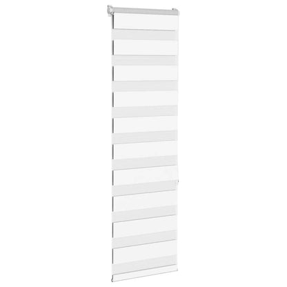 Doppelrollo Weiß 40x150 cm Stoffbreite 35,9 cm Polyester