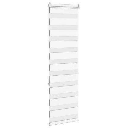 Doppelrollo Weiß 40x150 cm Stoffbreite 35,9 cm Polyester